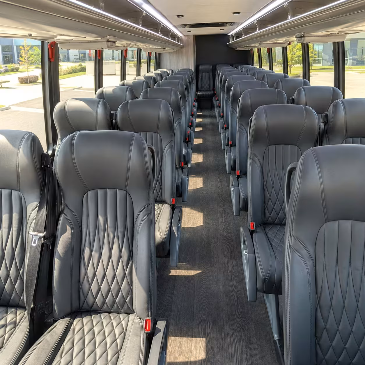 30 passenger minibus inside