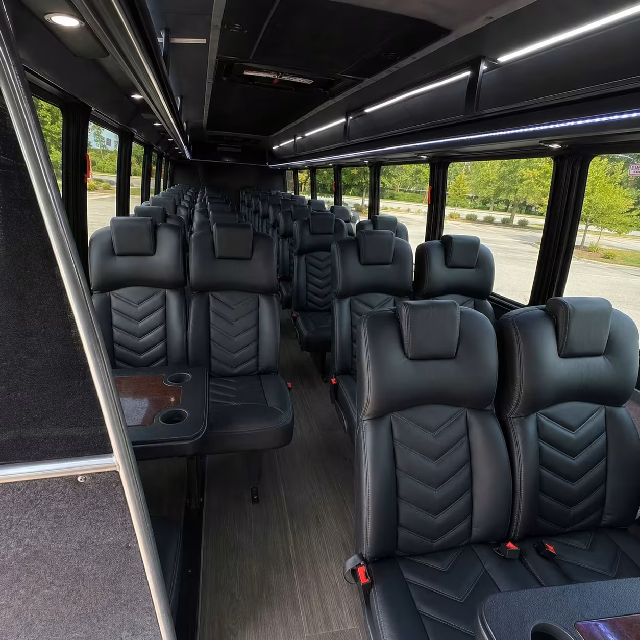 30 passenger minibus interior