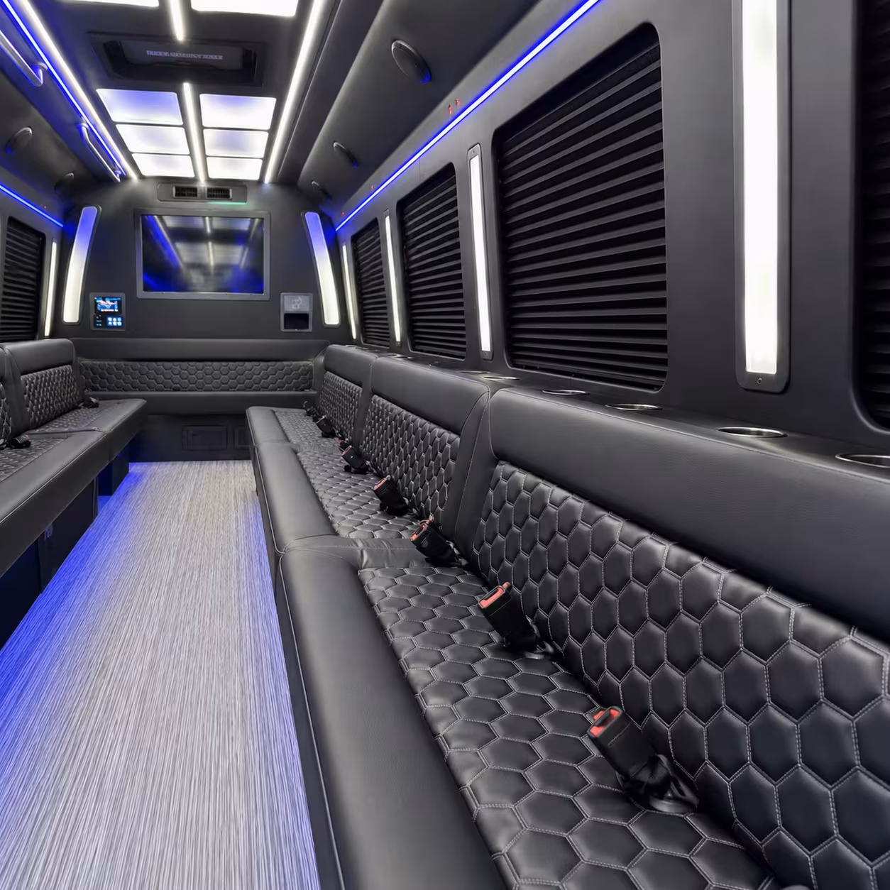 party bus interior