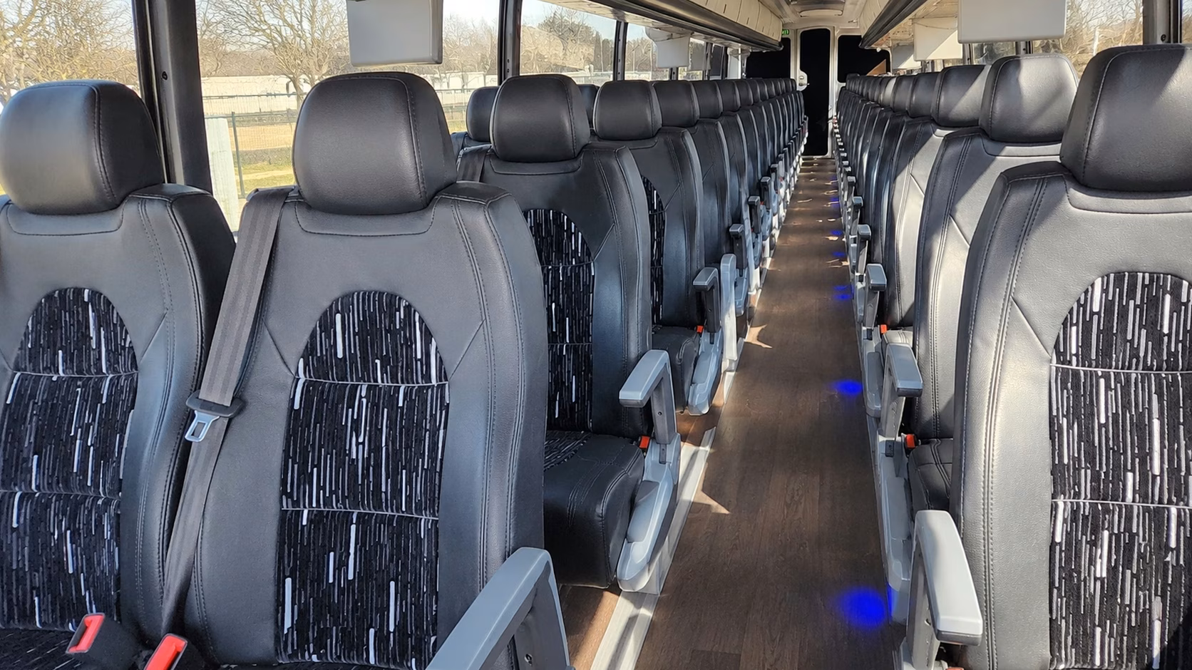 sandy 56 passenger charter bus rental
