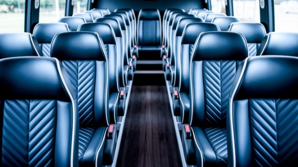 sandy 15 passenger minibus inside