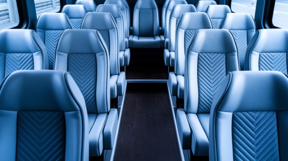 sandy 28 passenger minibus inside