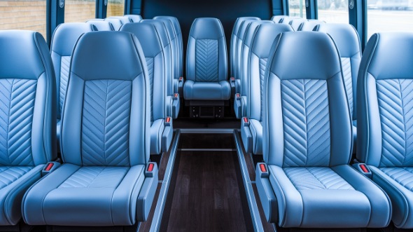 sandy 30 passenger minibus inside