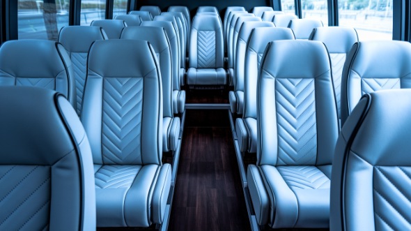 sandy 35 passenger minibus interior