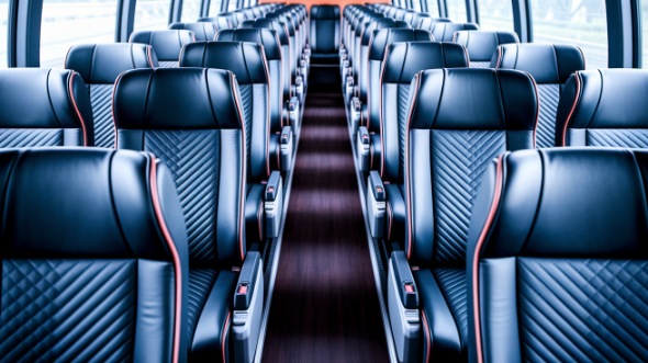 sandy 54 passenger charter bus rental