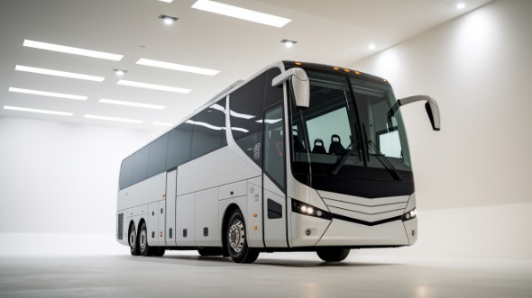sandy 54 passenger charter bus
